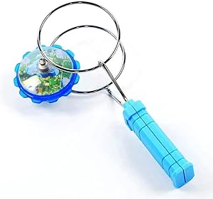 LED Flashing Spinning Light Up Magnetic Gyro Wheel