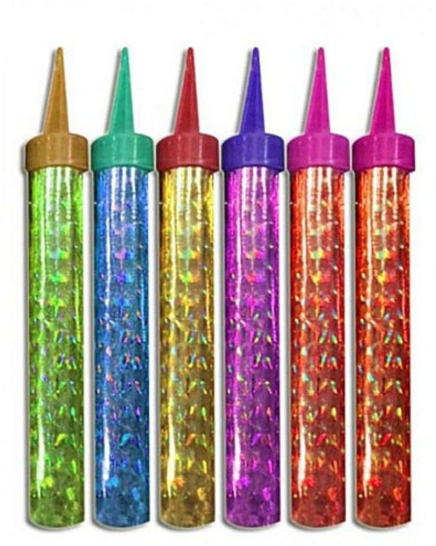 Sparkle cack Candle Pack of 6 Candle Multicolor