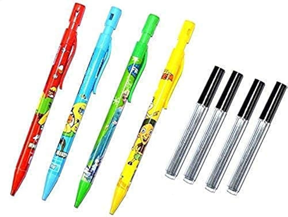 Cartoon Mechanical Pencil with 2mm Lead (Pack of 5Pcs)