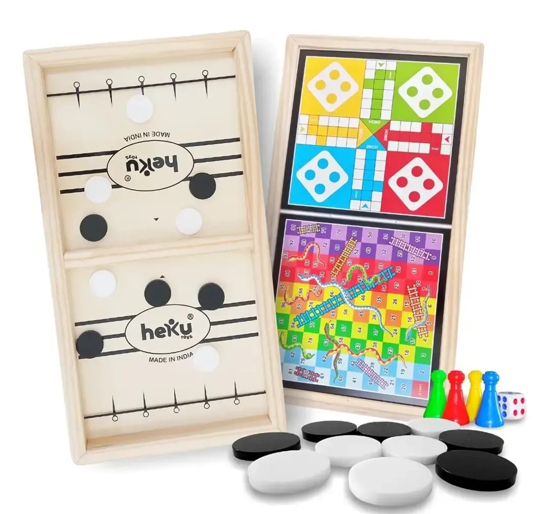 3 In 1 String Hockey Table Board Game